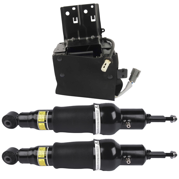减震器 2Pcs Air Shock Absorbers + 1Pc Compressor Pump Rear Set Fit for Nissan Armada 2017-2020 Infiniti QX56 2011-2013 QX80 2014-2020 E62101LA8A 534001LA4C 534001LA4A-5