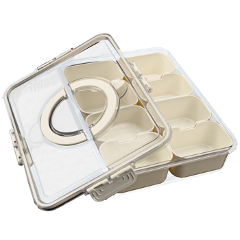 Divided Serving Tray with Lid and Handle【Shipment from FBA】