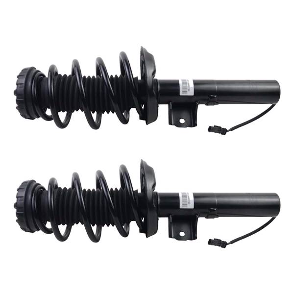 Pair Front Shock Strut Coil Spring Assembly For Cadillac XTS 2013-2019 with Electric 5801096 22906209 22962890 23101683 23220501