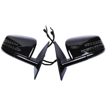 Pair Rearview Mirror LH + RH Power Fold for Mercedes W221 S550 600 S63 AMG 2007-2009 2218100576 2218100676