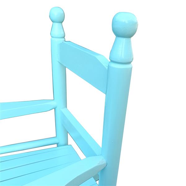 Children's rocking light Light Blue chair- Indoor or Outdoor -Suitable for kids-Durable