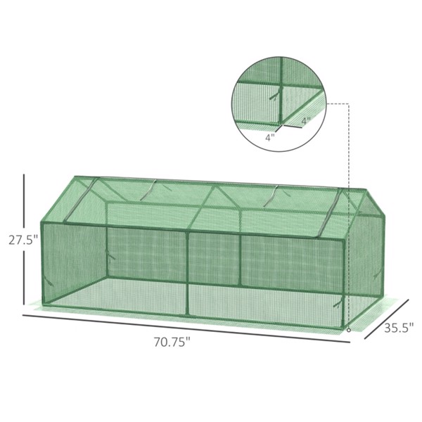 Mini Walk-in Greenhouse ( Amazon Shipping)（Prohibited by WalMart）