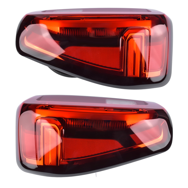 2PCS Left&Right LH + RH LED Tail Light For GMC Sierra 1500 2500 3500 HD Rear Brake Stop Lamp W/Bulbs 2019-2022 2800310 84760017 2801310 84760018