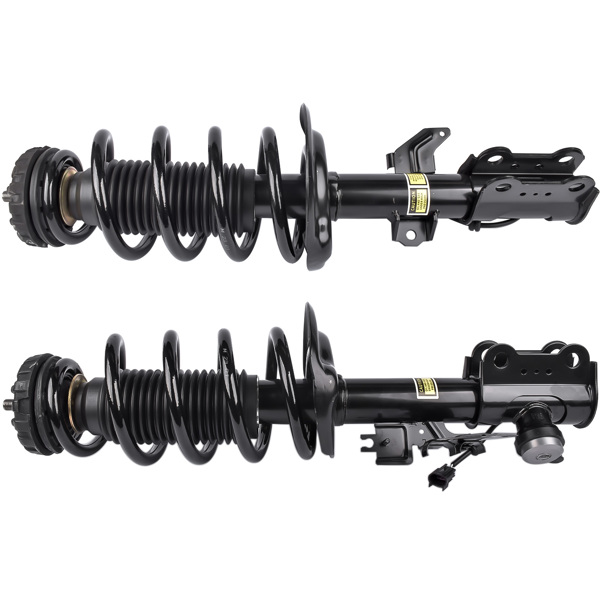 Pair Front Left & Right Shock Strut Coil Spring Assembly For Cadillac SRX 2010-2016 with Damper Control 22793799 22793800 20834663 20834664