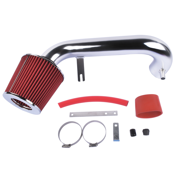 Short Ram Air Intake Kit+RED Filter Combo for Honda Civic 1.7 AT/MT (2001-2005)