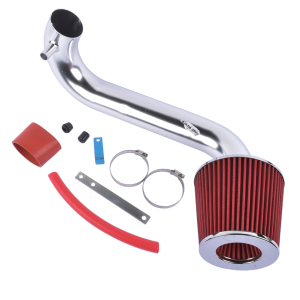 Short Ram Air Intake Kit+RED Filter Combo for Honda Civic 1.7 AT/MT (2001-2005)