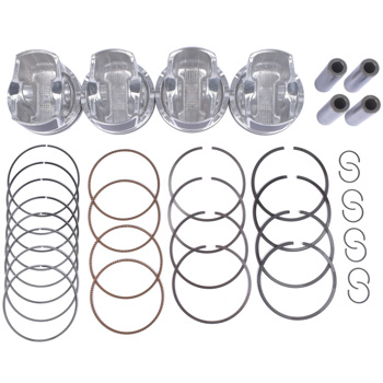 4 x Piston & Rings Kit For Kia Soul Forte Forte5 Hyundai Tucson Elantra 2.0L L4 2014-2018