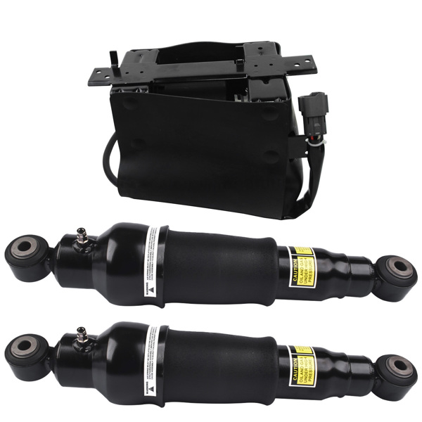 Rear Air Shock Absorbers + Compressor Pump Set of 3 For Nissan Armada 2005-2015 Infiniti QX56 2004-2010 534007S600 56200ZC01A 56200ZV60A