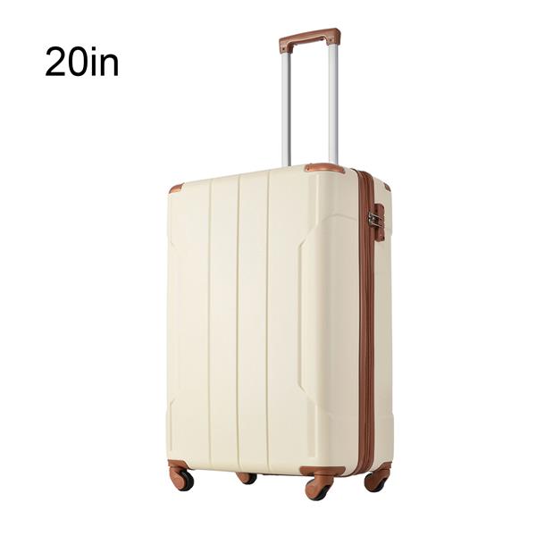 Hardshell Luggage Spinner Suitcase with TSA Lock Lightweight 20'' (Single Luggage)