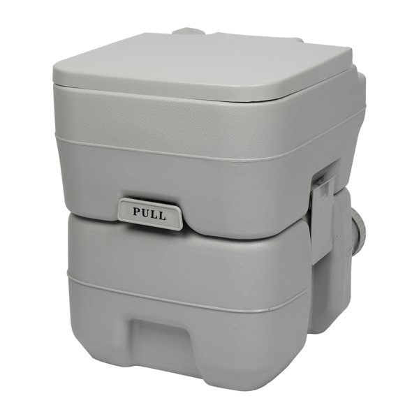 20L Portable Removable Flush Toilet with Double Outlet（Same as 44809271/81036718 ）