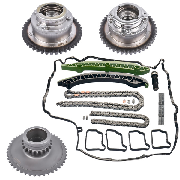 Timing Chain Kit w/ Camshaft Adjuster for Mercedes M271 C200 C250 C180 E200 E250 CGI 1.8L 2710501400