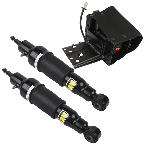 减震器 2Pcs Air Shock Absorbers + 1Pc Compressor Pump Rear Set Fit for Nissan Armada 2017-2020 Infiniti QX56 2011-2013 QX80 2014-2020 E62101LA8A 534001LA4C 534001LA4A-4