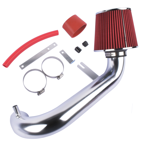 Short Ram Air Intake Kit+RED Filter Combo for Honda Civic 1.7 AT/MT (2001-2005)