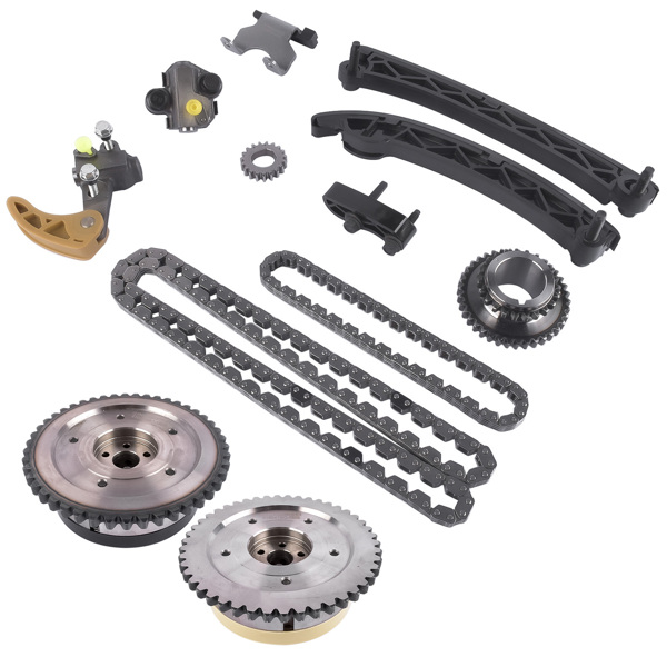 Timing Chain Kit VVT Sprockets for Buick Envision Regal Cadillac ATS Chevrolet Camaro Malibu GMC 2.0L 2013-2022 12627107 12627109 12627114 12638661