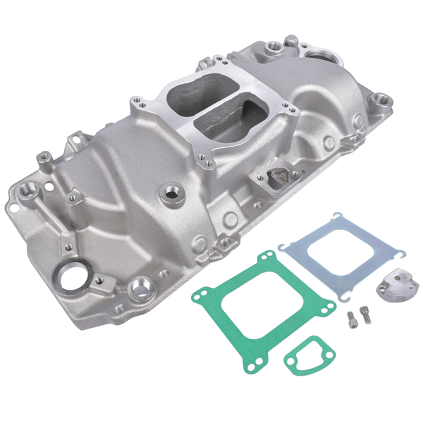 Low Rise Intake Manifold for Big Block Chevy BBC BB Oval Port Aluminum Intake