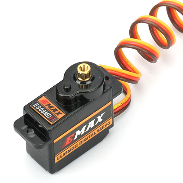 For AXIAL SCX24 Upgrade Micro Servo Metal Gear & Mount For 1/24 RC EMAX ES08MAII