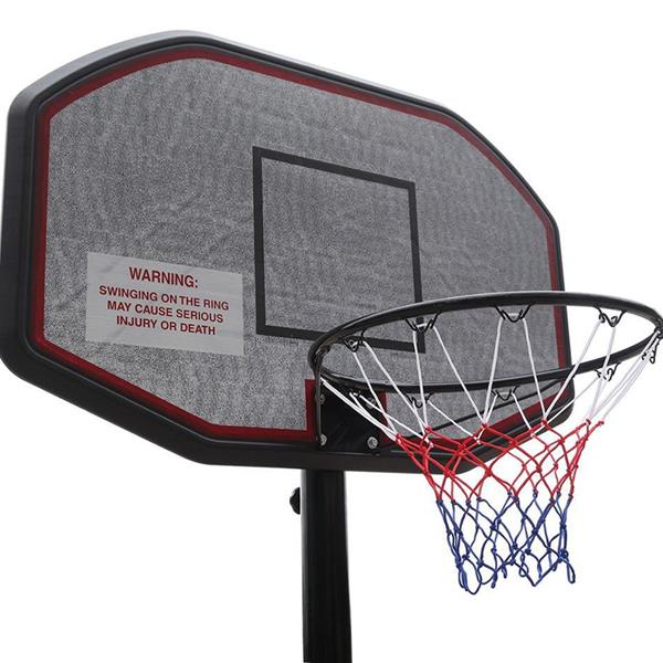 Basketball Hoop System Height Adjustable Basketball Stand for Teens Adults Indoor Outdoor w/Wheels, 43 Inch Backboard Teenagers Indoor Outdoor