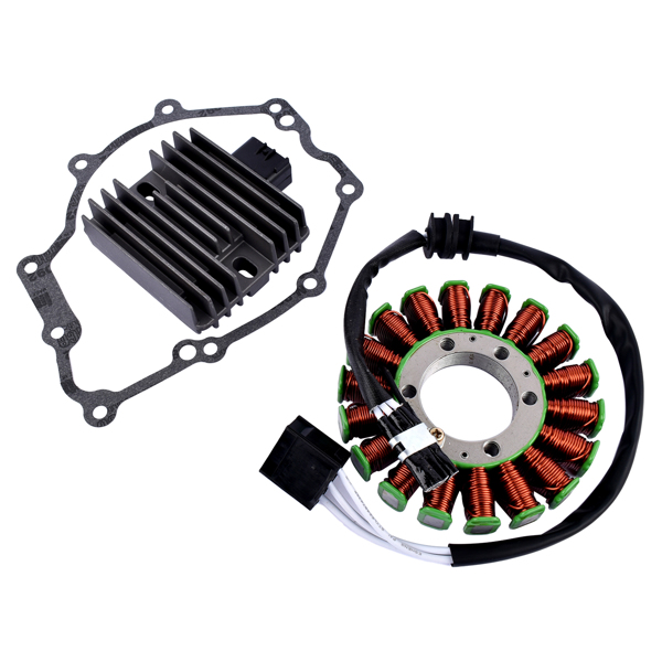 Stator & Regulator Rectifier W/Gasket for Yamaha R6 YZFR6 2006-2016 NM1285122LQ