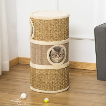 Wooden Cat House/Cat Trees /Cat Climbing Tower ( Amazon Shipping)（Prohibited by WalMart）