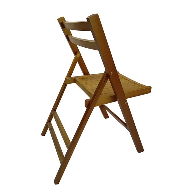 Furniture Slatted Wood Folding Special Event Chair - Honey color, Set of 4, FOLDING CHAIR, FOLDABLE STYLE