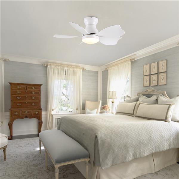 30 In Small Kid's Ceiling Fan Lighting with Remote Control for Small Children Room