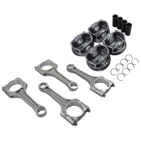 Pistons Connecting Rods 23mm Set For 2.0 TFSI Audi VW A4 Q5 Jetta GTI CAE CCTA 06H198401A 06J198401D