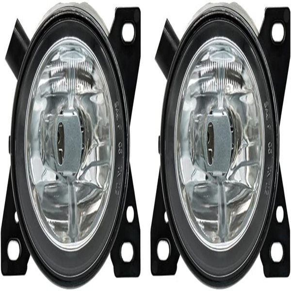 Fog lights Lamps Pair Assembly with Halogen Bulbs Fit for Kenworth T660 PETERBILT 579/587