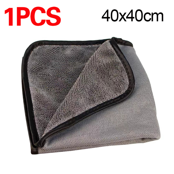 1PCS Car Drying Towels Edgeless Microfibre Cloth Cleaning Pure Definition UK