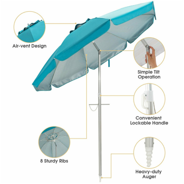 6.5 Feet Beach Umbrella 