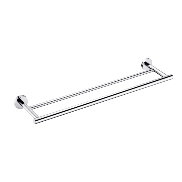 23.6 Inch Double Towel Bar, Bathroom Towel Bar Wall Mount, 304 Stainless Steel Bathroom Towel Racks Towel Rods