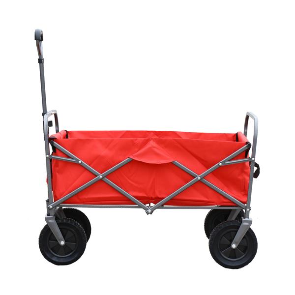 Outdoor Garden Multipurpose Micro Collapsible Beach Trolley Cart Camping Folding Wagon