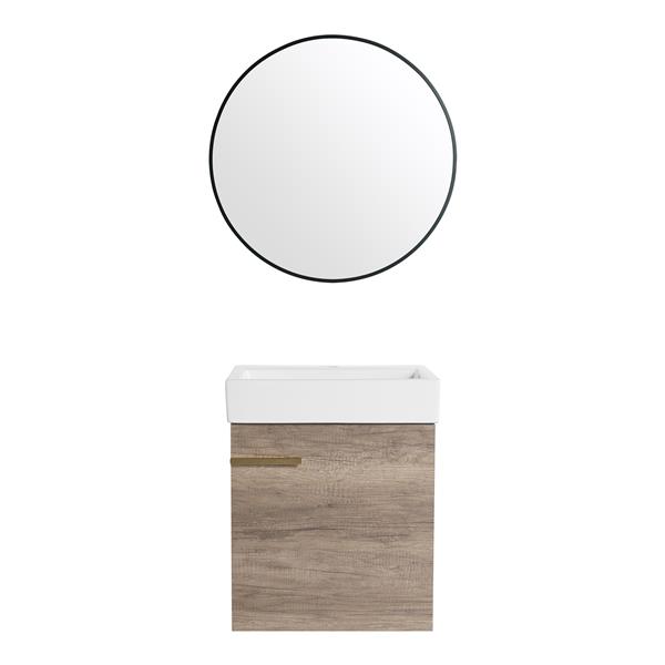 18 inch Bathroom Vanity With Top, Small Bathroom Vanity And Sink