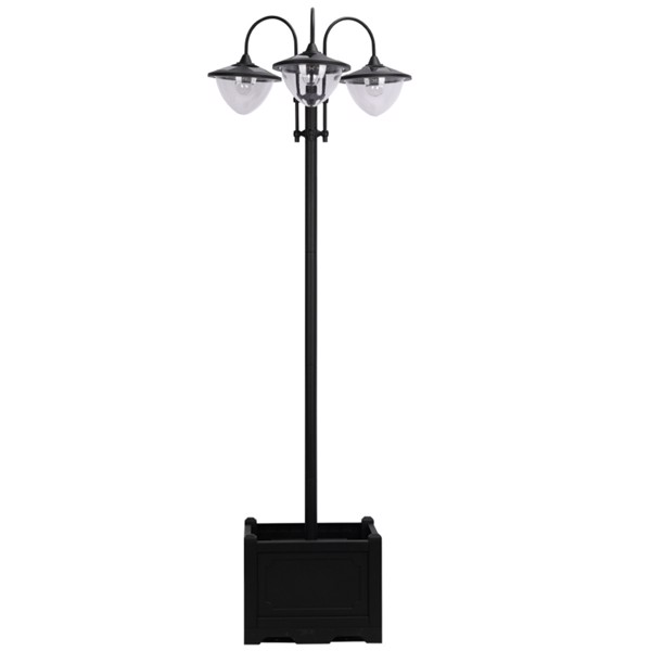 3-head Solar Lamp/Street Light /Outdoor Ready LED Lighting  -AS ( Amazon Shipping)（Prohibited by WalMart）