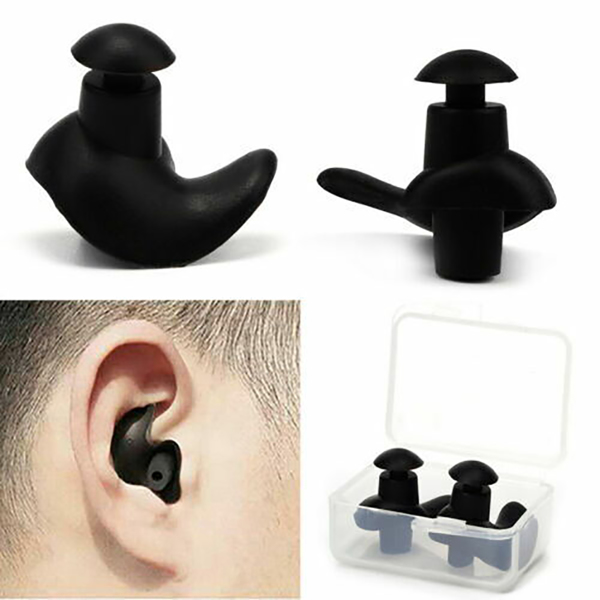 5 Pairs Soft Silicone Ear Plugs for Swimming Sleeping Anti Snore with Case UK