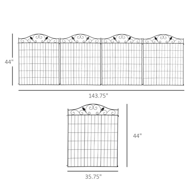 Garden Decorative Fence Panel ( Amazon Shipping)（Prohibited by WalMart）