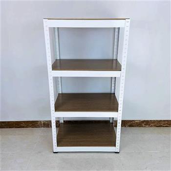 Storage Shelves -  4 Tier Adjustable Garage Storage Shelving, Heavy Duty Metal Storage Utility Rack Shelf Unit for Warehouse Pantry Closet Kitchen, 23.6\\" x 15.7\\" x 47.2\\", White