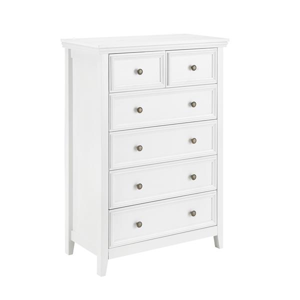 Modern 6 Drawers Dresser 6 Drawers Cabinet,Chest of Drawers Closet Organizers and Storage Clothes Storage Drawers Cabinet for Living Room, Farmhouse Dresser Organizer white