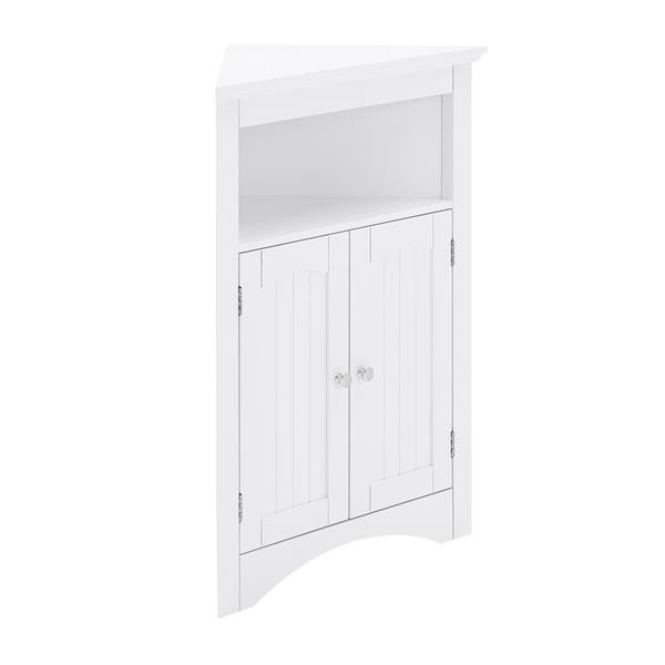 sideboard cabinet,corner cabinet,Bathroom Floor Corner Cabinet with Doors and Shelves, Kitchen, Living Room,Free Standing Storage Cabinet for Bathroom