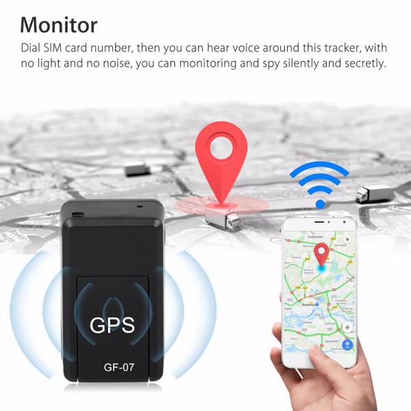 2PCS Magnetic GF07 Mini GPS Real Time Car Locator Tracker GSM/GPRS Tracking Device 