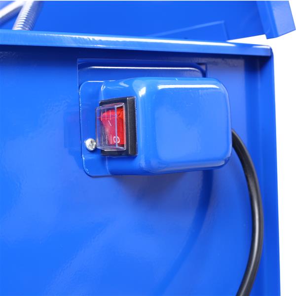 40 Gallon Parts Washer  24 Gallon Solvent Capacity 5 Gallon Per Minute Max Pump Output  Heavy Duty Steel Powder Coated blue