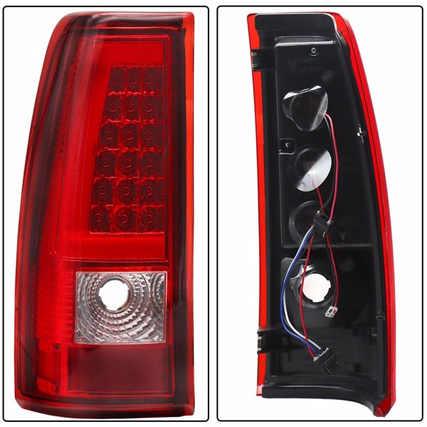 For 2003-2006 Chevy Silverado 1500 2500 3500 LED Tail Lights Brake Lamps Pair