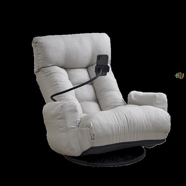 Adjustable head and waist, game chair, lounge chair in the living room, 360 degree rotatable sofa chair,Rotatable seat Leisure Chair deck chair