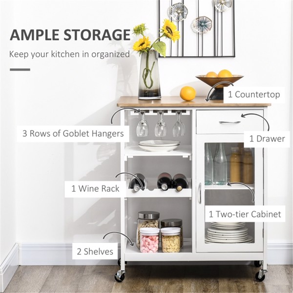 Kitchen Sideboard/ Storage cabinet/Coffee Bar Cabinet ( Amazon Shipping)（Prohibited by WalMart）