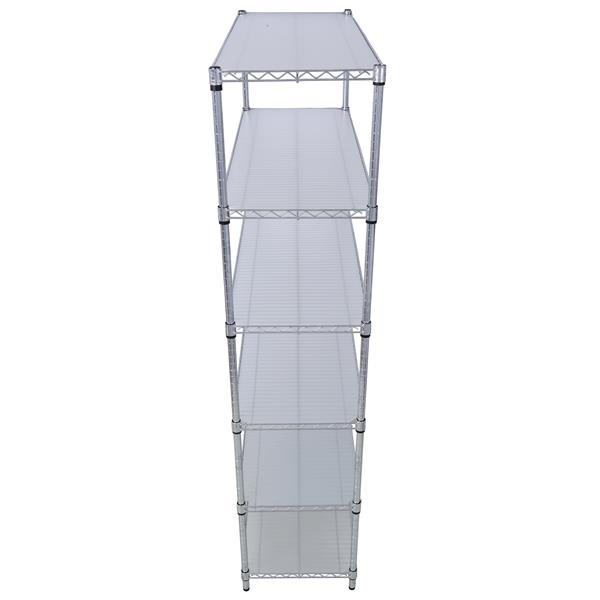 6 Tier 6000lbs Capacity NSF Metal Shelf Wire Shelving Unit, Heavy Duty Adjustable Storage Rack with Wheels & Shelf Liners for Commercial Grade Utility Steel Storage Rack, chrome- 84"H x 48"L x 20"D