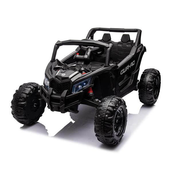 12V Ride On Car with Remote Control,UTV ride on for kid,3-Point Safety Harness, Music Player (USB Port/Volume Knob/Battery Indicator), LED Lights, High-Low Speed Switch - Off-Road Adventure for Kids