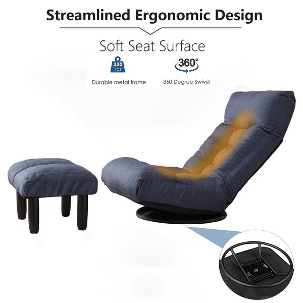 floor chair single sofa reclining chair Japanese chair lazy sofa tatami balcony reclining chair leisure sofa adjustable chair