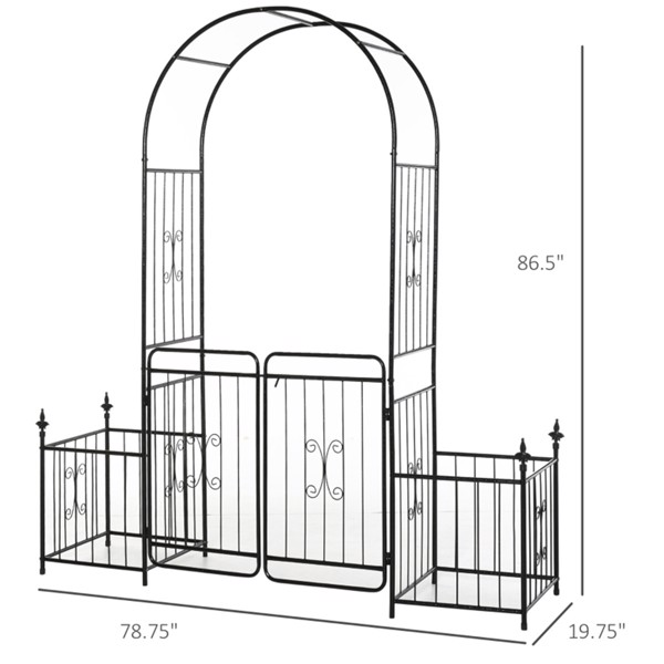 Metal Garden Arch ( Amazon Shipping)（Prohibited by WalMart）