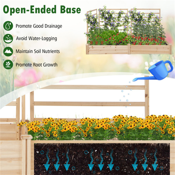 Garden bed outdoor planting box