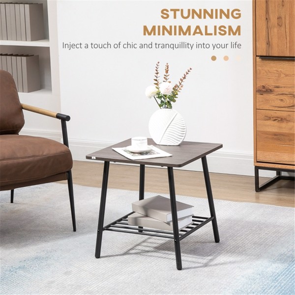 Top Coffee Table/ Side Table/2-Tier End Table   ( Amazon Shipping)（Prohibited by WalMart）