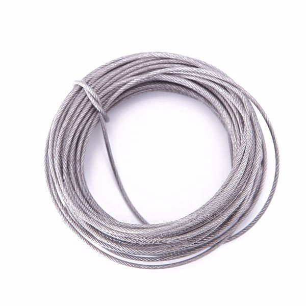 Picture Hanging Wire 50lb, Heavy Duty Stainless Steel Wire Rope for Hanging Picture Frame Mirror and Wall Art, Strong Metal Wire 100Feet with 20PCS Aluminum Crimping Sleeves